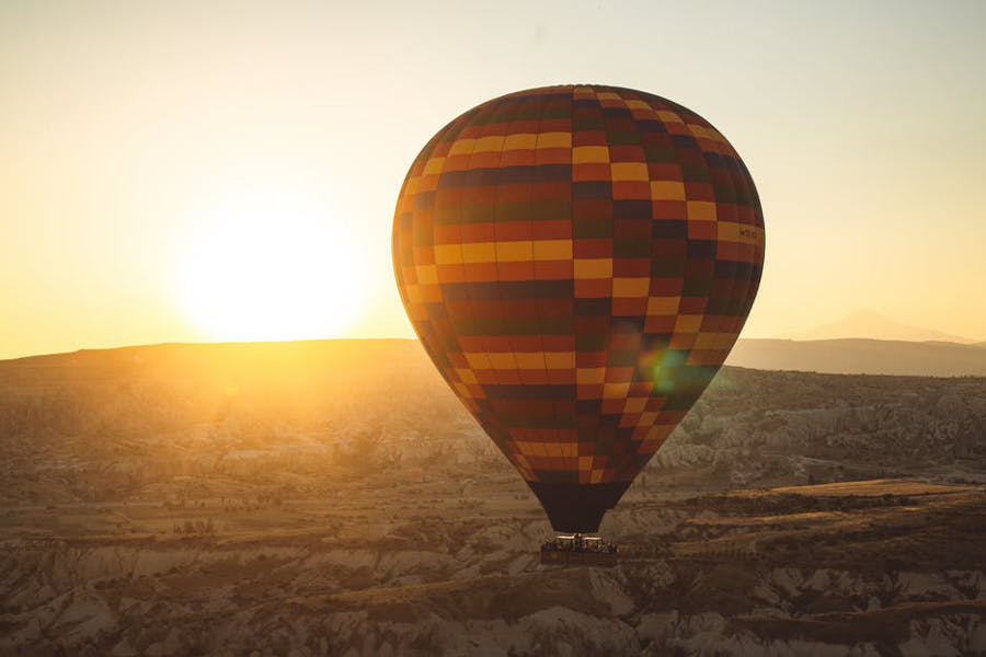widokowy lot balonem 