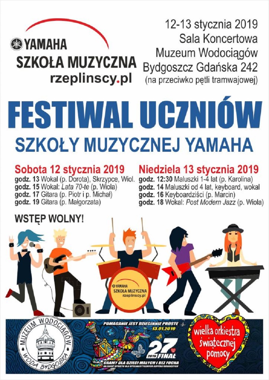 wosp Bydgoszcz szkoła muzyczna Yamaha