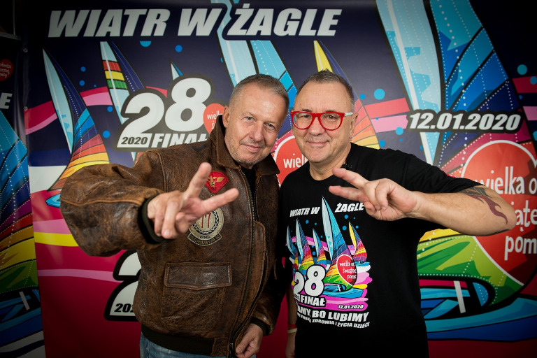 Bogusław Lina i Jurek Owsiak