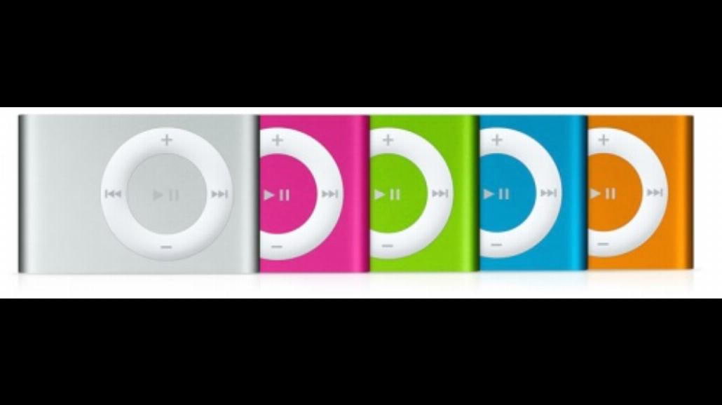 Kolorowy iPod Shuffle