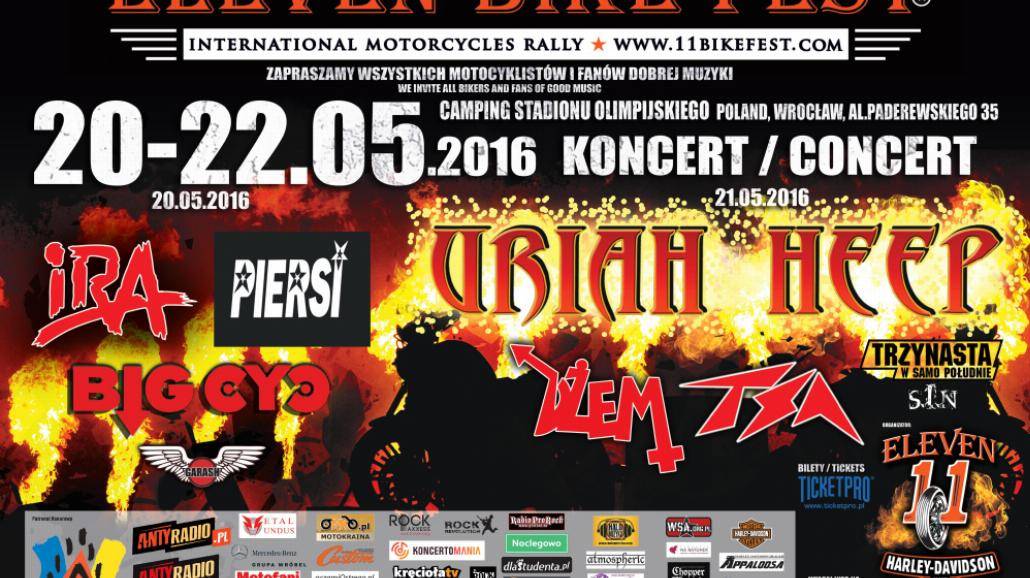 Uriah Heep gwiazdą na ELEVEN BIKE FEST 2016 !