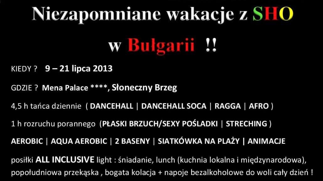 Taneczne wakacje w Bułgarii