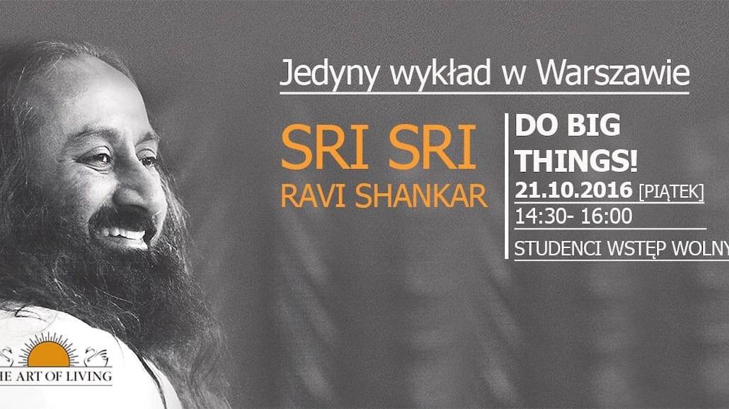 Spotkanie ze Sri Sri Ravim Shankarem