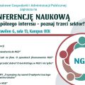 "Na rzecz wspólnego interesu - poznaj trzeci sektor" - konferencja naukowa na UEK - organizacje pozarządowe, spotkania, prelekcje