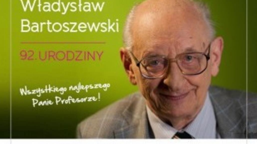 Urodzinowe spotkanie z Władysławem Bartoszewskim