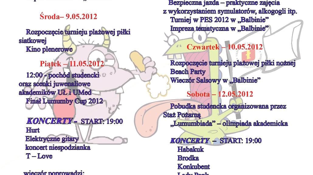 Juwenalia Uniwerystetu Łódzkiego na start!