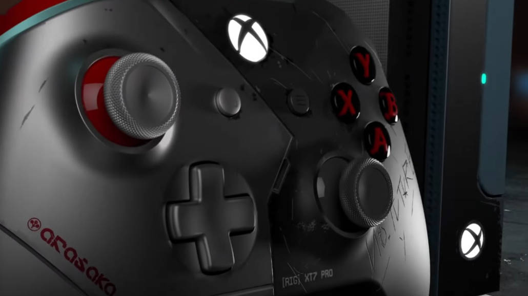 Cyberpunk 2077 spotyka Xbox One X w imponującym zestawie [WIDEO]