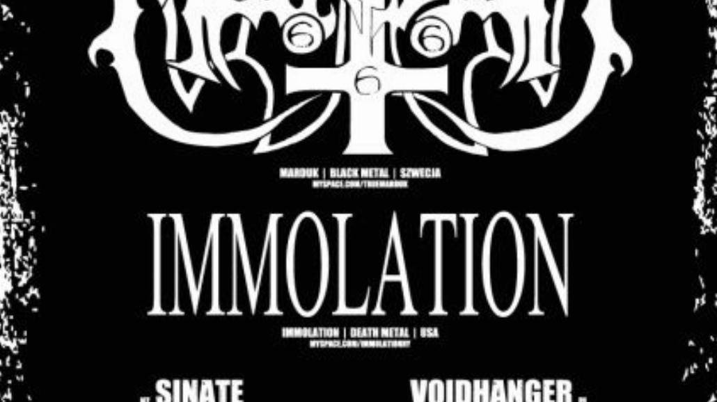 Marduk i Immolation 13 października w Krakowie