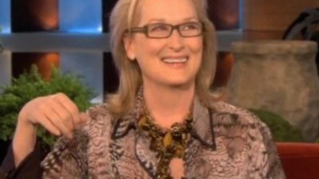 Maryl Streep improwizuje w talk show
