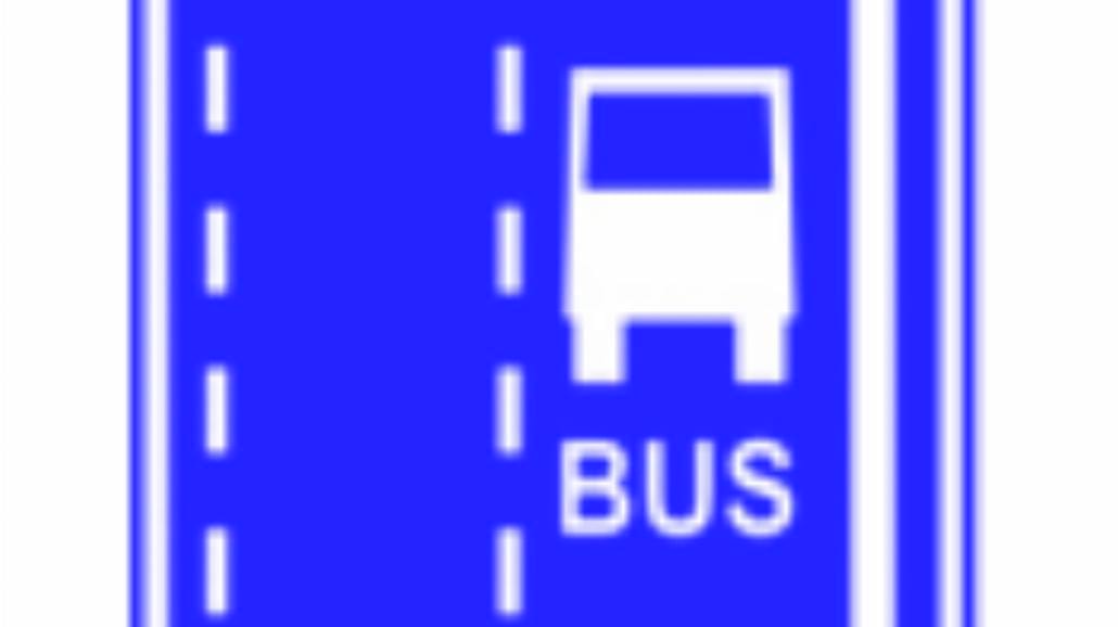 D-12 "pas ruchu dla autobusów"