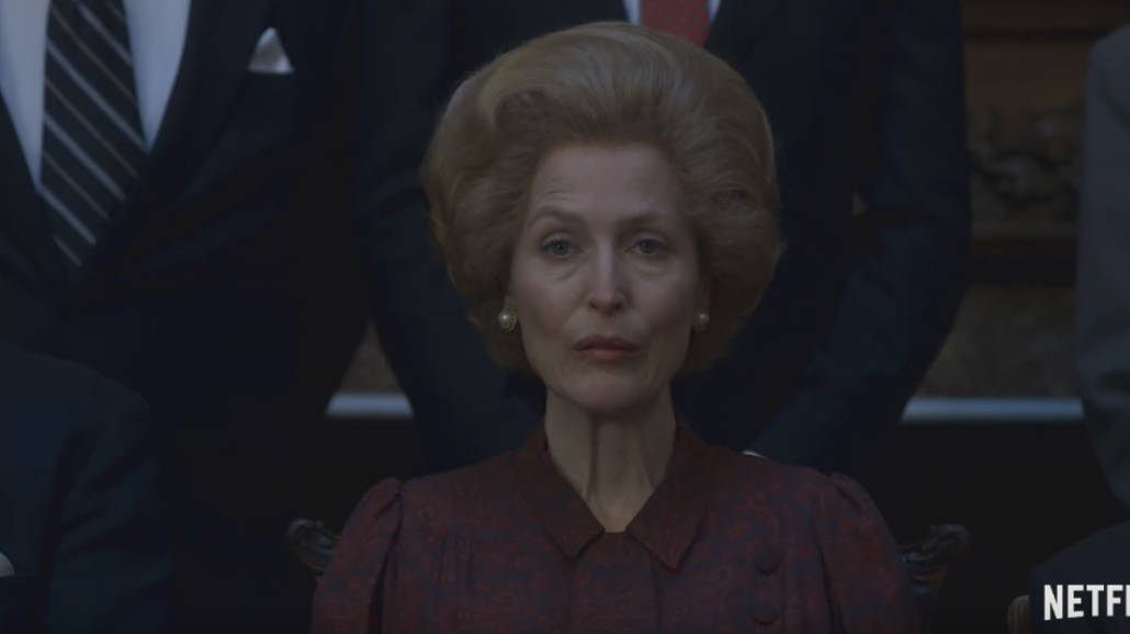 Gillian Anderson jako Margaret Thatcher w zwiastunie 4. sezonu 