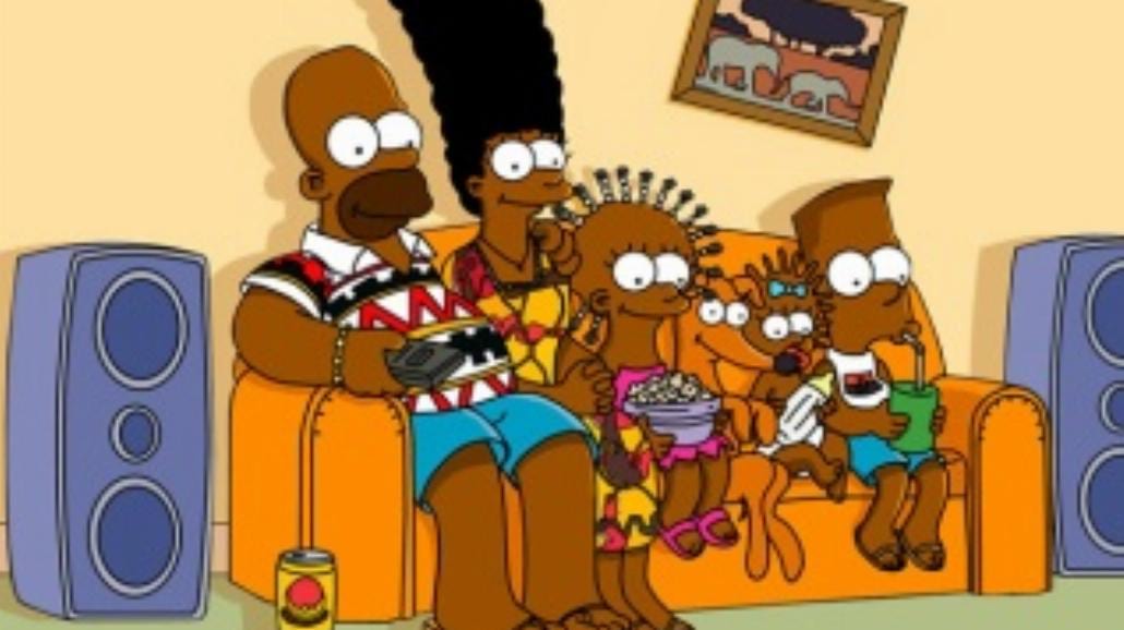 Simpsonowie zmienili kolor skóry