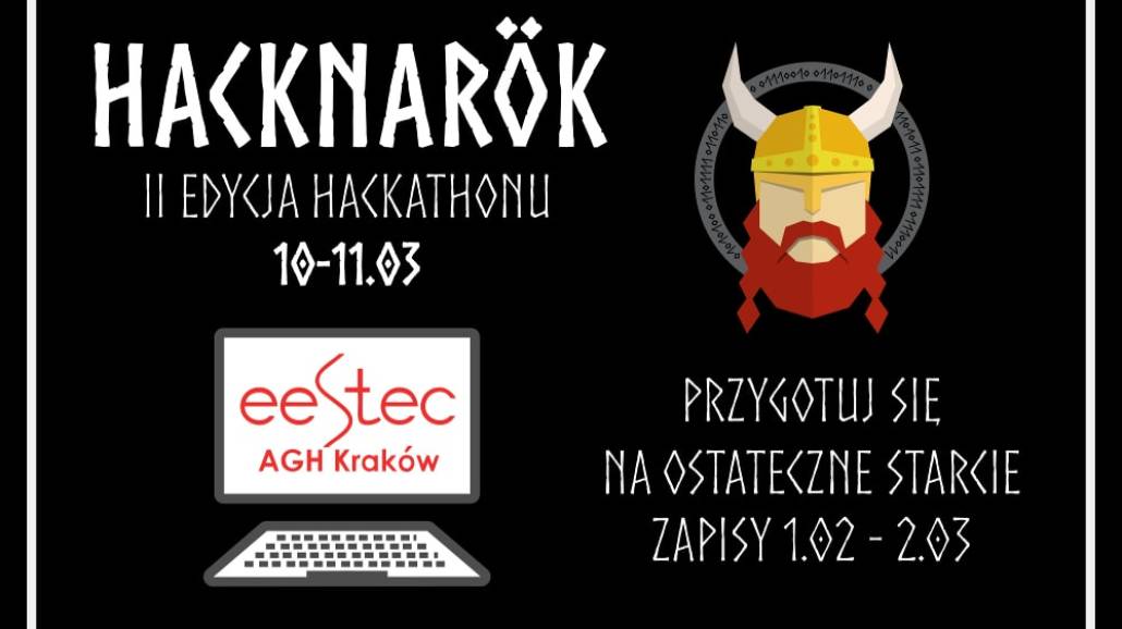 Hackathon odbędzie się 10-11 marca 2018 w Krakowskim Parku Technologicznym.