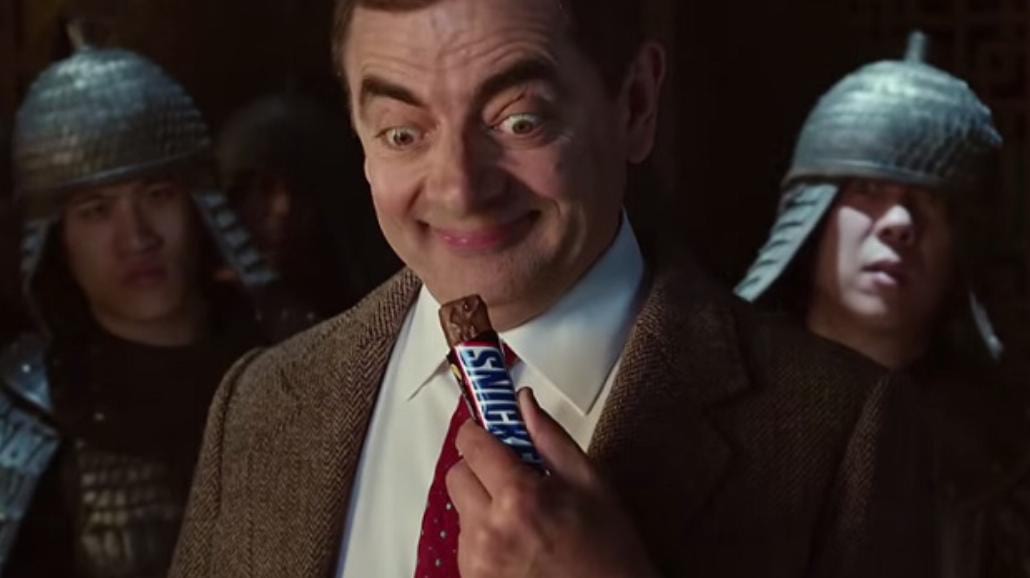 Jaś Fasola w reklamie Snickersa
