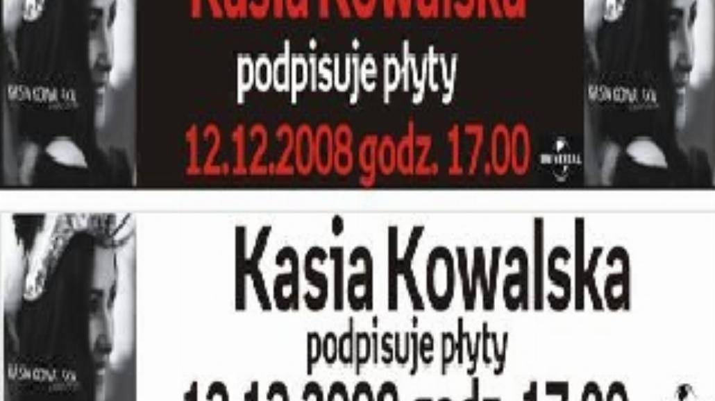 Kasia Kowalska będzie podpisywać płyty