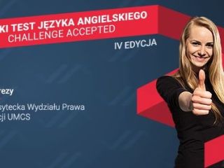 Wielki Test Języka Angielskiego "Challenge Accepted" - ruszyły zapisy! - UMCS, konkursy, języki obce, zasady, warunki, 2019