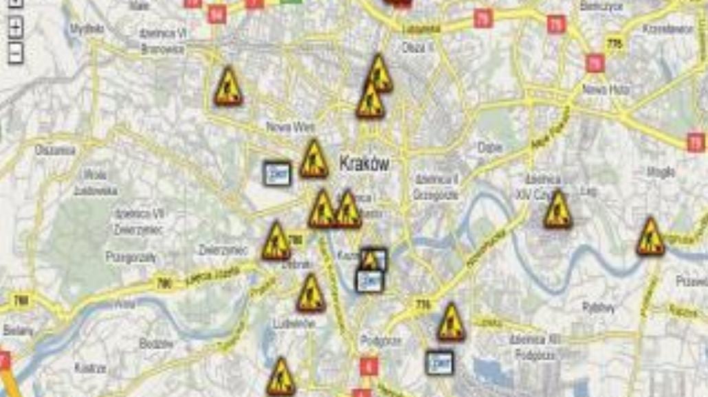 Kraków pokazuje dziury w Internecie