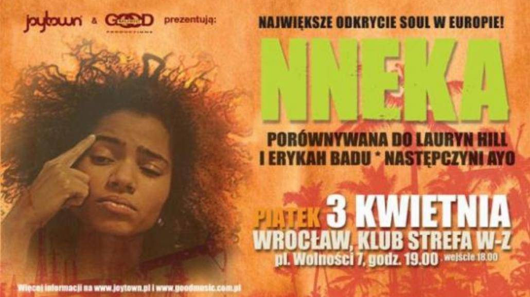 Wygraj bilet na koncert Nneki