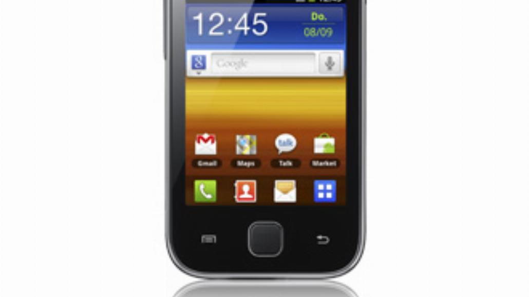 Samsung Galaxy Y - test telefonu