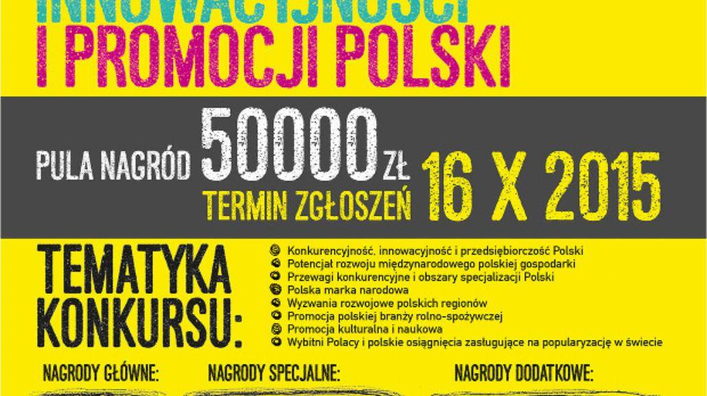 50 000 złotych dla studentów, którzy piszą o Polsce