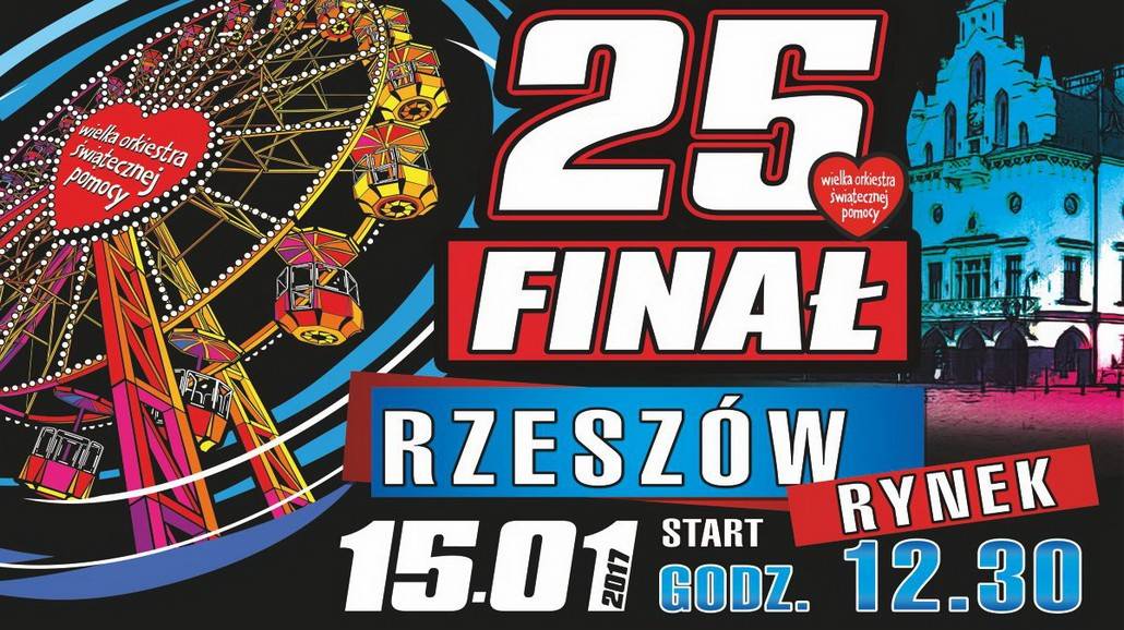 25. Finał WOŚP w Rzeszowie: Natalia Szroeder i mnóstwo atrakcji