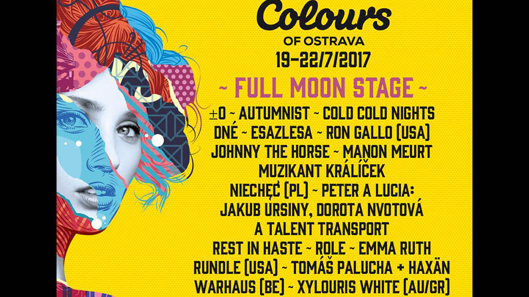 Colours of Ostrava 2017 - 18 niezależnych zespołów na scenie Full Moon