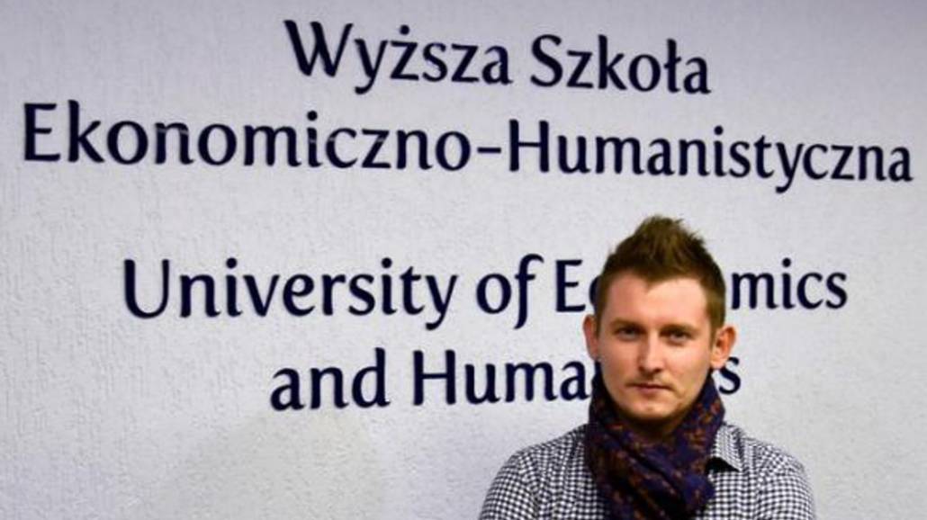 Mateusz Stwora to student WyÅźszej Szkoły Ekonomiczno-Humanistycznej w Bielsku-Białej.