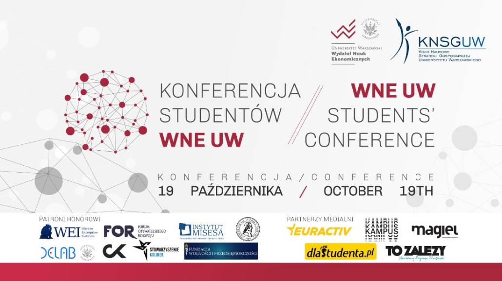 Konferencja odbędzie się dnia 19 października 2018 roku.