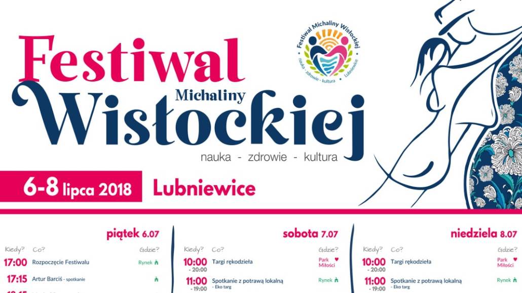 Festiwal Michaliny Wisłockiej odbędzie się w dniach 6-8 lipca 2018 roku.