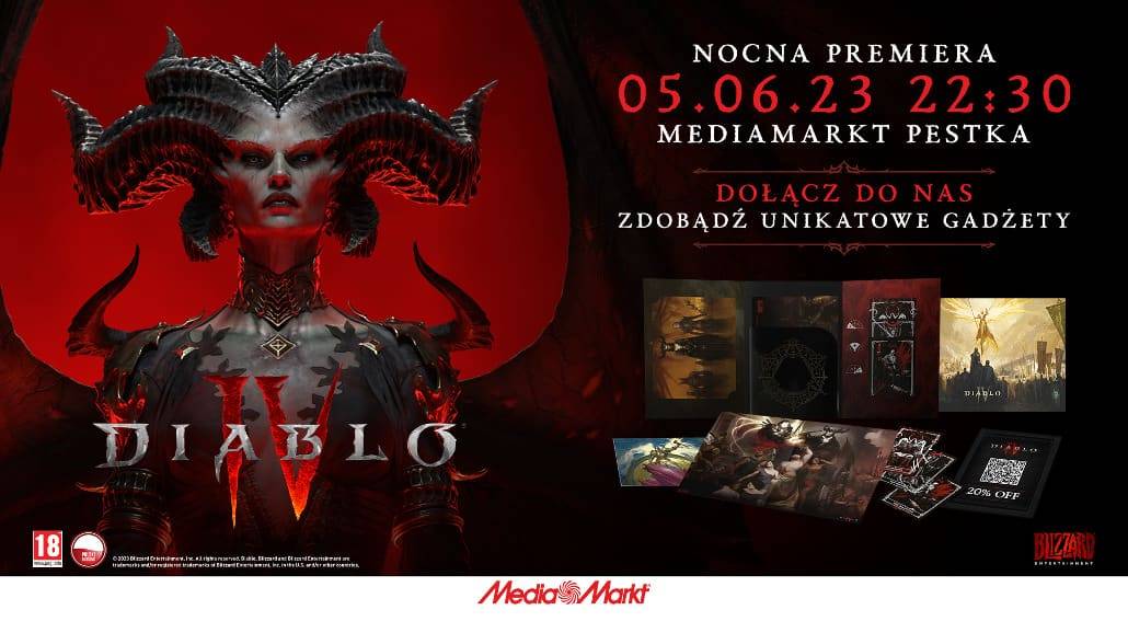 Nocna Premiera Diablo IV w MediaMarkt