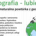 Projekt "Geografia - lubię to" wystartuje 1 marca! - zajęcia, konkursy, zadania, matura, egzamin