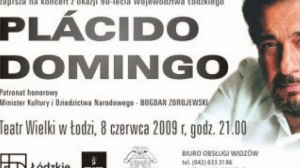 Placido Domingo w Łodzi!