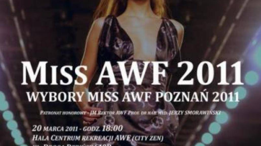Wybory Miss AWF w Poznaniu