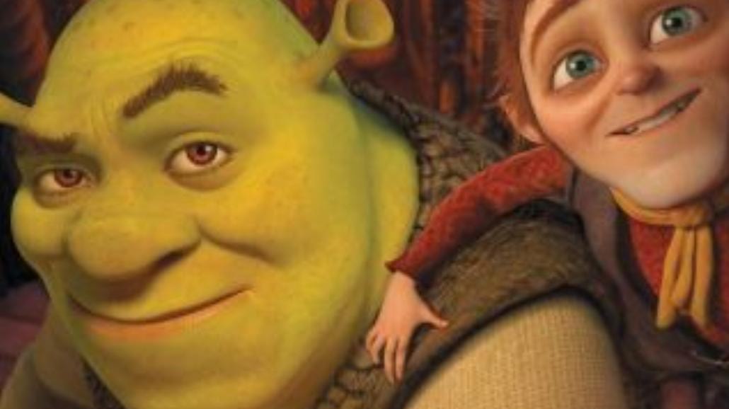 Pantoflarz Shrek opanuje kina