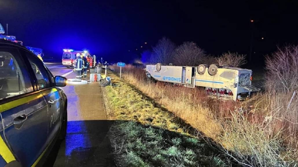 Wypadek polskiego autokaru w Niemczech. 36 osÃłb zostało rannych