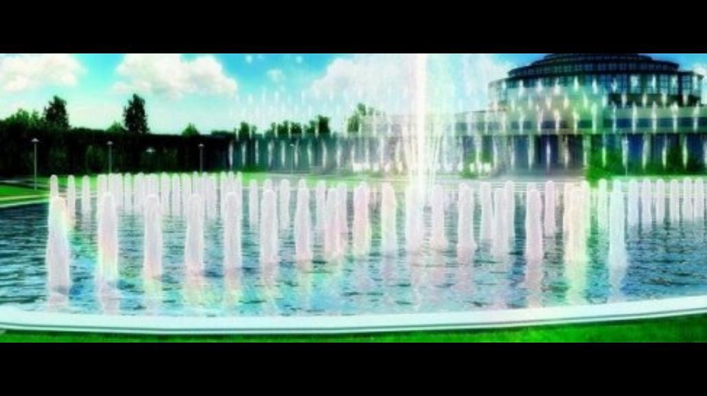 Pierwszy pokaz największej fontanny w Polsce