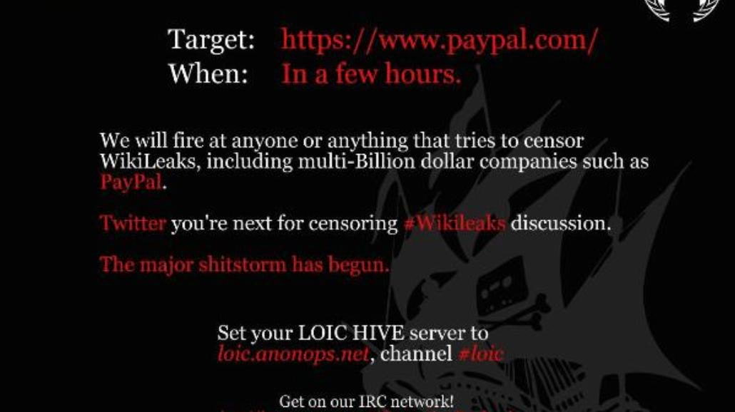 Grupa Anonymous atakuje przeciwników WikiLeaks