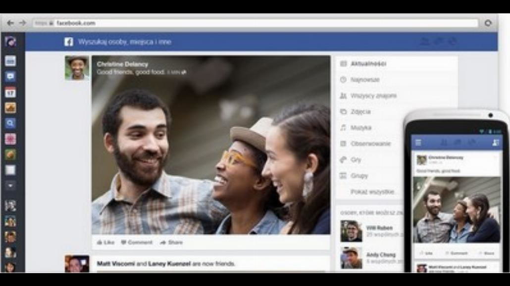 Tak będzie wkrótce wyglądał Facebook
