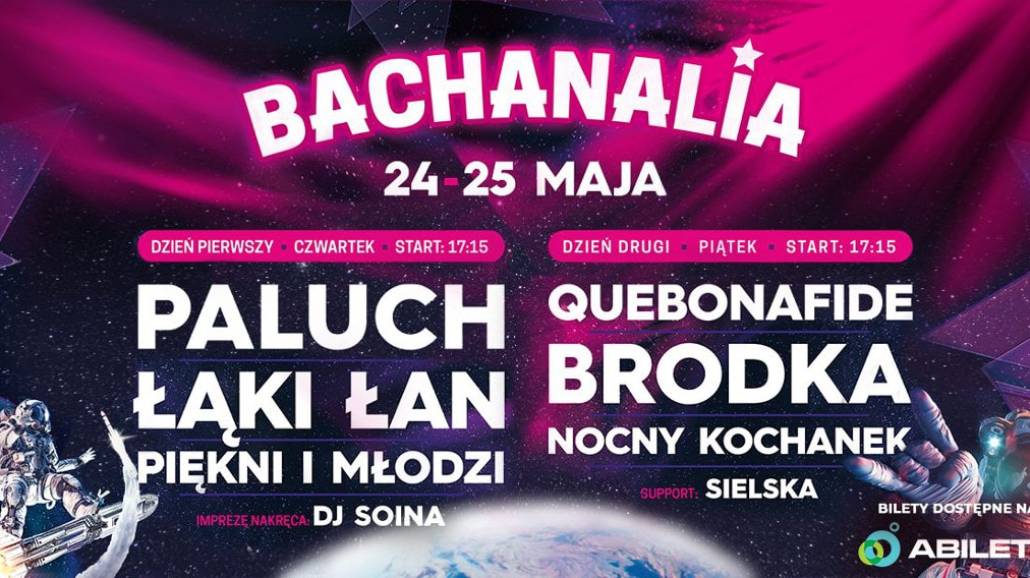 Zobacz, co będzie się działo podczas Dni Kultury Studenckiej Bachanalia 2018!