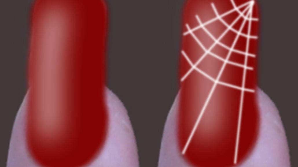 Zdobienie paznokci – czerwień i biel