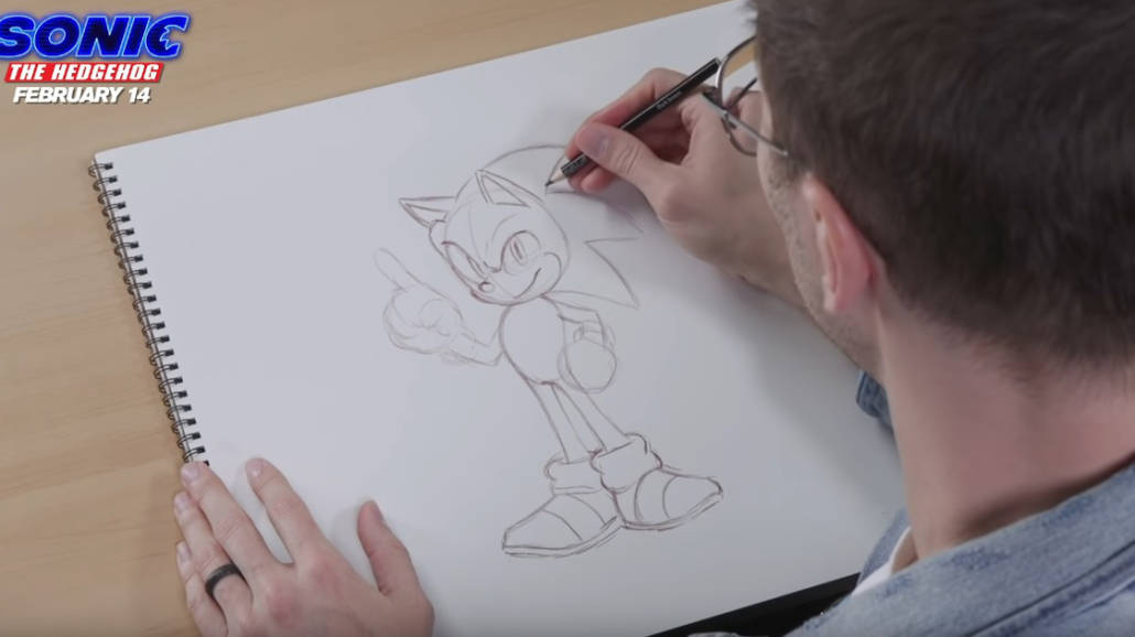 Jak narysować Sonica