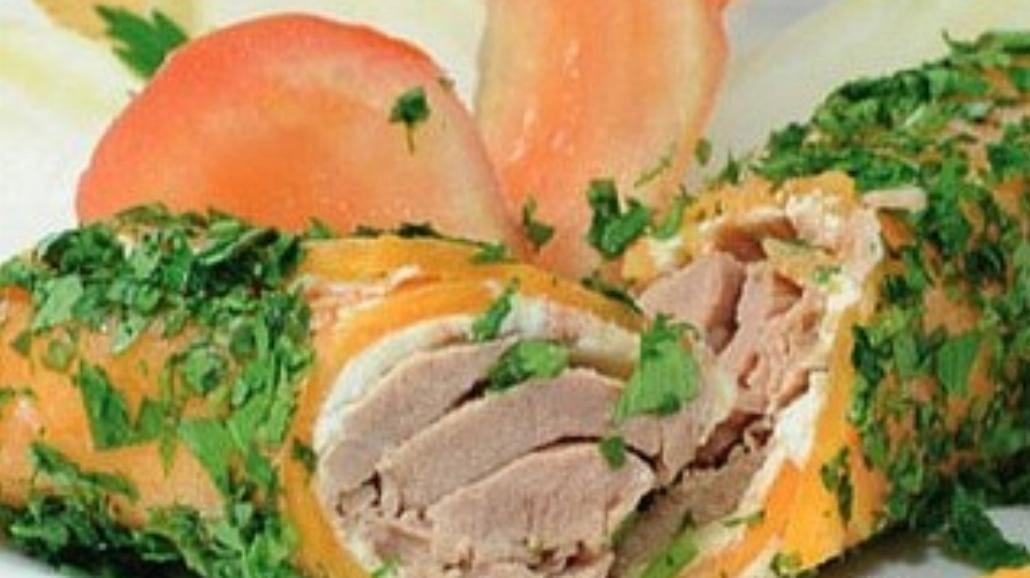 Roladki z tuńczykiem i kozim serem - przepis
