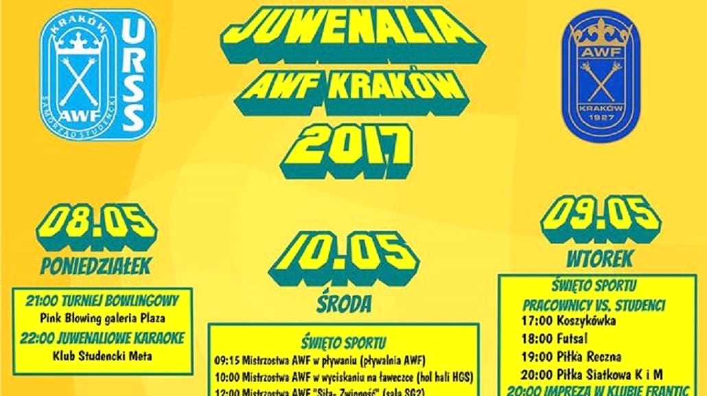 Juwenalia AWF KrakÃłw 2017