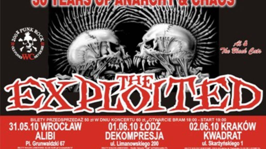 Trzy koncerty The Exploited w Polsce