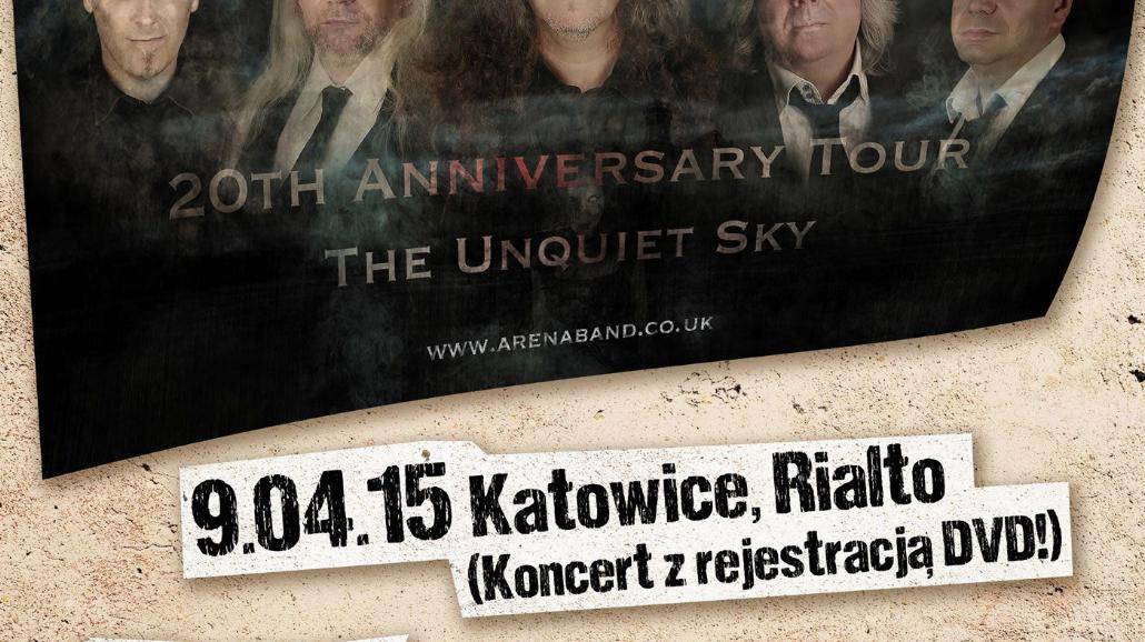 Brytyjski zespół Arena zagra w Polsce trzy koncerty [BILETY]