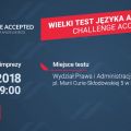 Wielki Test Języka Angielskiego "Challenge Accepted" - nadchodzi III edycja konkursu - pytania, zawody, zgłoszenia, limit miejsc, zapisy