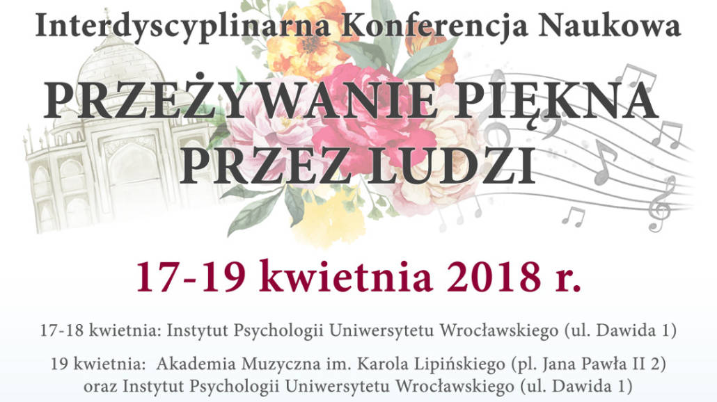 Konferencja naukowa odbędzie się w dniach 17-19 kwietnia 2018 roku.