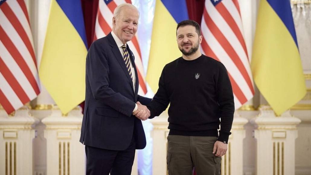 Joe Biden pojawił się w Kijowie! To niespodzianka przygotowana przez Ministra Spraw Zagranicznych