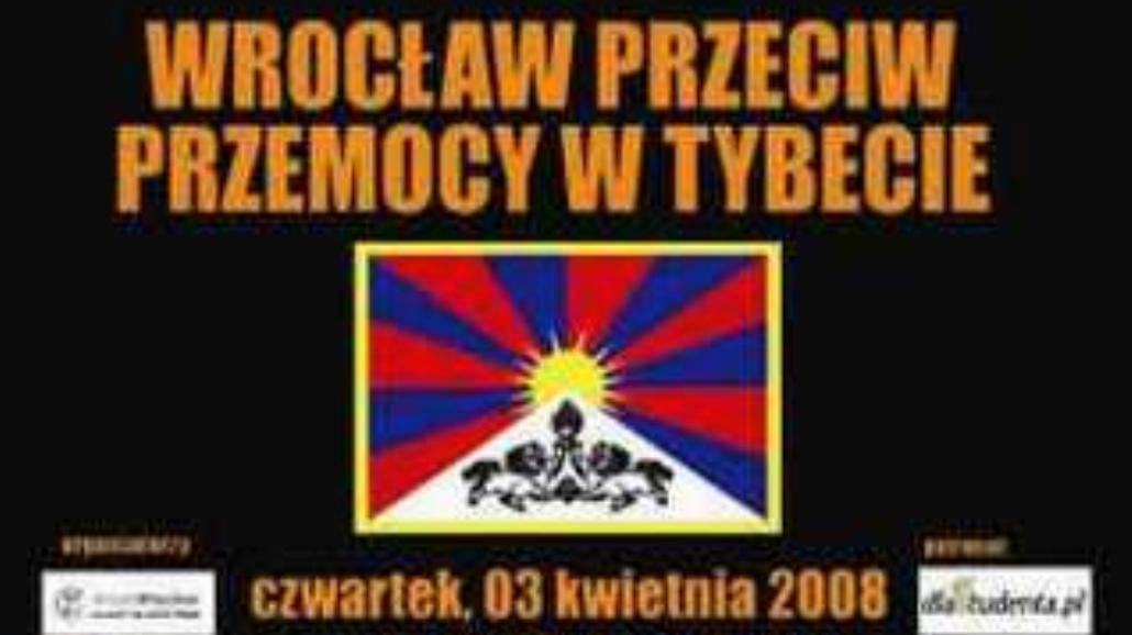 Wrocław przeciwko przemocy w Tybecie!