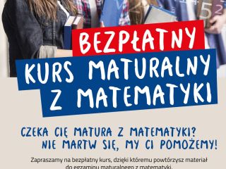 Bezpłatny kurs maturalny z matematyki - kurs, korepetycje, matura